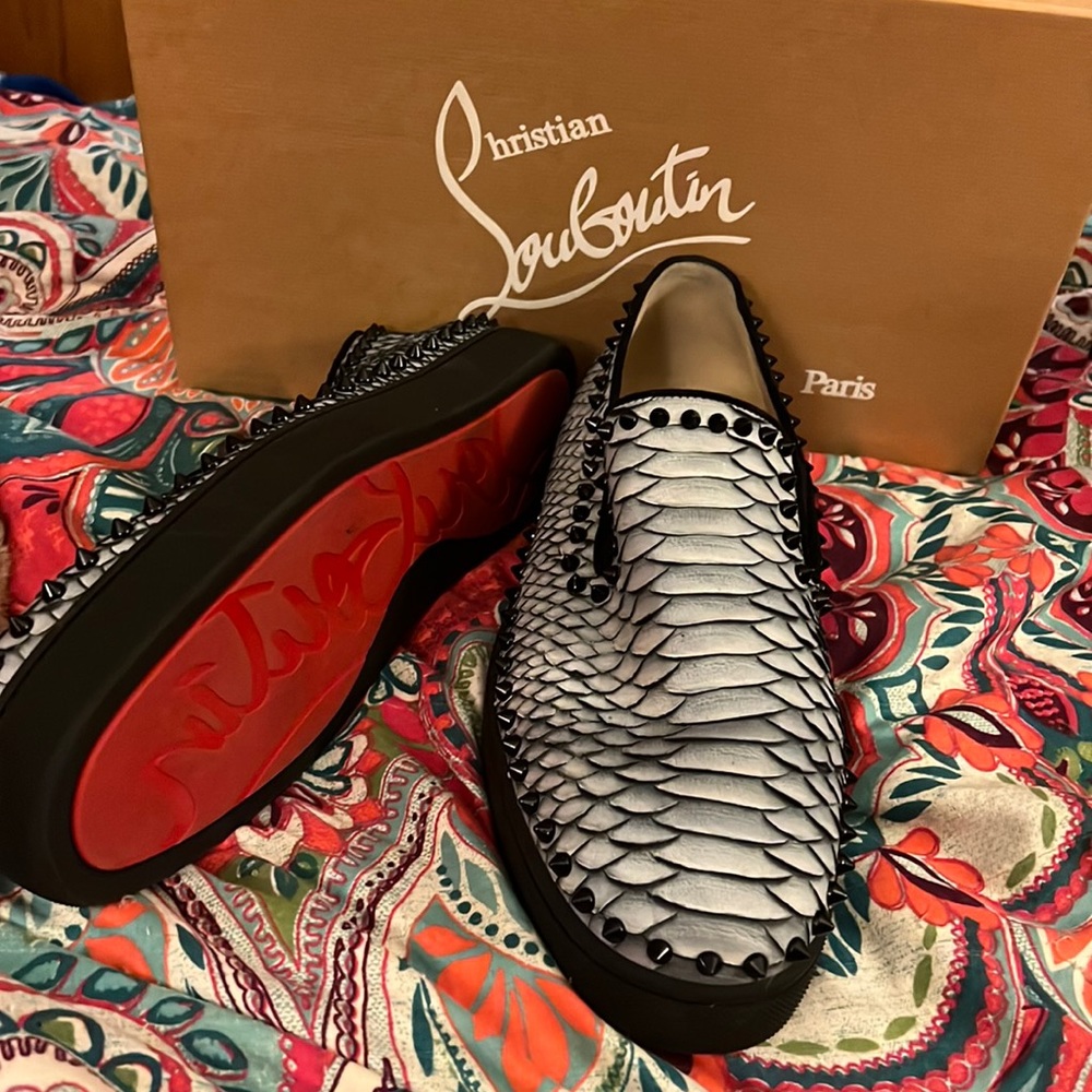 Christian Louboutin Men’s spiked loafers